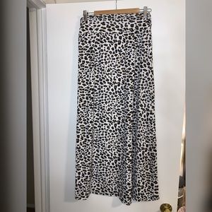 Cheetah print maxi skirt